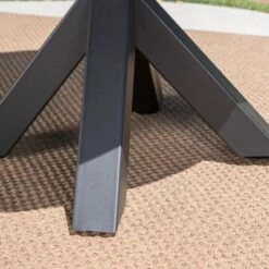 Goleta Round Concrete & Iron Dining Table - White - Christopher Knight Home -Outdoor Living Shop GUEST 9001a561 81ba 4d56 86f8 288dae4bc769