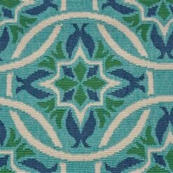Jada Geometric Outdoor Rug Blue/Green - Christopher Knight Home -Outdoor Living Shop GUEST 9301fd1a c5a0 48fa 8b14 34681ace1432