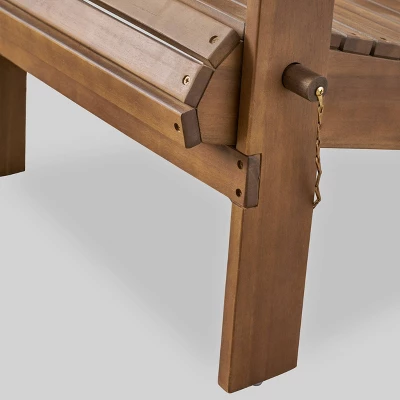 Hollywood Acacia Wood Foldable Patio Adirondack Chair - Christopher Knight Home 5 Hollywood Acacia Wood Foldable Patio Adirondack Chair - Christopher Knight Home - Image 3