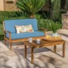 Peyton 2pc Acacia Wood Loveseat & Coffee Table Set - Christopher Knight Home 1 Peyton 2pc Acacia Wood Loveseat & Coffee Table Set - Christopher Knight Home -Outdoor Living Shop GUEST 93c3d3dc 086d 4611 a65c 203aaeef8eff