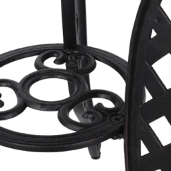 La Sola 3pc Metal Bistro Set - Black/Bronze - Christopher Knight Home -Outdoor Living Shop GUEST 93c6d83f 89c3 4f9c bb92 9b4ab1e390d5