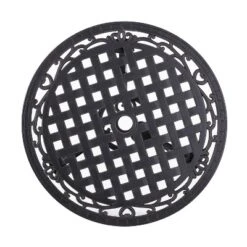 La Sola 3pc Metal Bistro Set - Black/Bronze - Christopher Knight Home