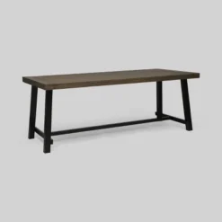 Carlisle Rectangle Acacia And Iron Patio Dining Table - Christopher Knight Home -Outdoor Living Shop GUEST 97d112e0 1626 48e7 8458 efa0333dd751
