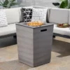 Langton Square 19.5" Light Weight Concrete Gas Fire Column Dark Gray - Christopher Knight Home -Outdoor Living Shop GUEST 989e51af 6167 480c 924f 2987a6038dfd