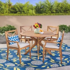 Llano 5pc Patio Dining Set - Christopher Knight Home -Outdoor Living Shop GUEST 99c4ebbe 4f42 4d53 a377 be88f78c8633