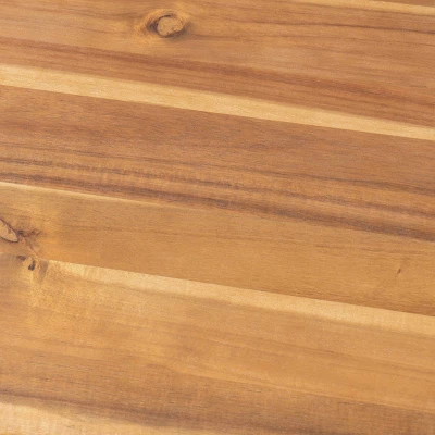 Sanibal Acacia Wood Patio Dining Bench - Brown - Christopher Knight Home 6 Sanibal Acacia Wood Patio Dining Bench - Brown - Christopher Knight Home - Image 4