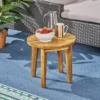 Gertrude 16" Acacia Wood Side Table - Teak - Christopher Knight Home -Outdoor Living Shop GUEST a0034a41 47d6 46d9 867b 7fdce7f812dd