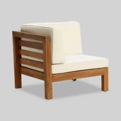 Oana 7pc Acacia V-Shaped Sectional Sofa Set With Fire Pit - Teak/Beige/Light Gray - Christopher Knight Home 11 Oana 7pc Acacia V-Shaped Sectional Sofa Set With Fire Pit - Teak/Beige/Light Gray - Christopher Knight Home -Outdoor Living Shop GUEST a07ff955 b3d4 468d a75b 480cf131f0f8