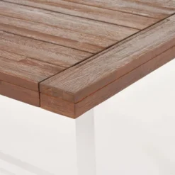 Carlisle Rectangle Acacia And Iron Patio Dining Table - Christopher Knight Home -Outdoor Living Shop GUEST a12382b8 4730 4753 aa7d d7df23ca0c6b