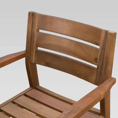 Midvale 7pc Acacia Wood Dining Set - Teak - Christopher Knight Home 6 Midvale 7pc Acacia Wood Dining Set - Teak - Christopher Knight Home - Image 4