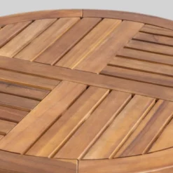 Lindy 3pc Acacia Wood And Wicker Bistro Set - Teak/Cream - Christopher Knight Home -Outdoor Living Shop GUEST a6c8a576 2aeb 4253 a73c 6708a40a25c5