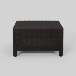 Waverly 6pc All Weather Faux Wicker Sectional Sofa Set - Brown/Beige - Christopher Knight Home -Outdoor Living Shop GUEST a6eb8117 b63a 484c b10c 5ff526c35786