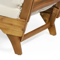 Serene Outdoor Acacia Wood Expandable Daybed With Cushions - Teak/Beige/Khaki - Christopher Knight Home -Outdoor Living Shop GUEST a77eefc8 c046 443a 93c1 0b6c4dc0a67c