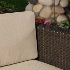 Puerta 6pc Wicker Seating Set - Dark Brown/Beige - Christopher Knight Home -Outdoor Living Shop GUEST aa5d353a def0 483a adf7 2d7c705c888e
