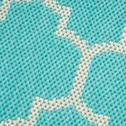 5'3" X 7' Ifran Outdoor Rug Teal/Ivory - Christopher Knight Home -Outdoor Living Shop GUEST aa7f7f04 9f4b 42d4 ac7b d3fb71985c04