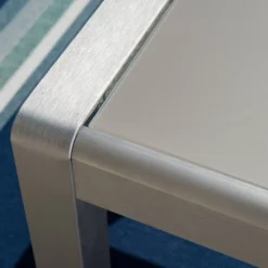 Cape Coral Rectangle Aluminum & Tempered Glass Dining Table - Silver/Gray - Christopher Knight Home 7 Cape Coral Rectangle Aluminum & Tempered Glass Dining Table - Silver/Gray - Christopher Knight Home -Outdoor Living Shop GUEST aa91d803 4f56 4c9e a9db a5eef36c54e7