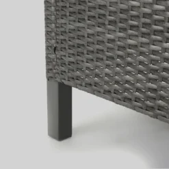 Cypress 5pc Round Wicker Patio Dining Set - Gray - Christopher Knight Home -Outdoor Living Shop GUEST aa9668f9 bb86 4971 993e 30b56b890ece