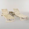 Mahi 3pc Acacia Wood Chaise Lounge Set - Light Gray Wash - Christopher Knight Home 1 Mahi 3pc Acacia Wood Chaise Lounge Set - Light Gray Wash - Christopher Knight Home -Outdoor Living Shop GUEST ab760e00 8bdf 4c7c ad46 58a5476df222