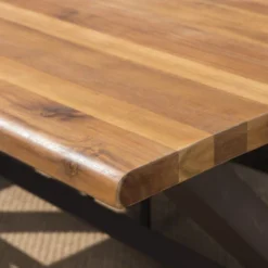 Brandywine 6pc Acacia Wood/Wicker Patio Dining Set - Brown/Cream - Christopher Knight Home -Outdoor Living Shop GUEST ab77faff f670 4425 a673 f34c4fc89a55