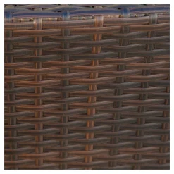 Weston Wicker With Glass Top Patio Side Table - Multi-Brown - Christopher Knight Home