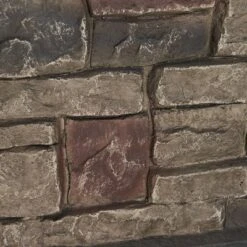 Chesney Outdoor 50000 BTU Light Weight Concrete Rectangular Fire Pit Stone - Christopher Knight Home