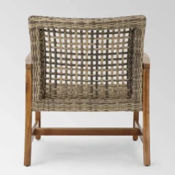 Hampton 4pk Wicker Mid-Century Club Chairs - Natural/Gray - Christopher Knight Home 13 Hampton 4pk Wicker Mid-Century Club Chairs - Natural/Gray - Christopher Knight Home -Outdoor Living Shop GUEST afaf0a23 4f0c 4539 8992 0fdbd2394645