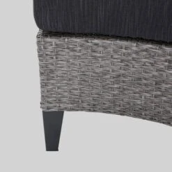 Navagio 5pc Wicker Sofa Set Gray/Dark Gray - Christopher Knight Home -Outdoor Living Shop GUEST b04b0c53 febd 498c 8d95 4441d9da2b45