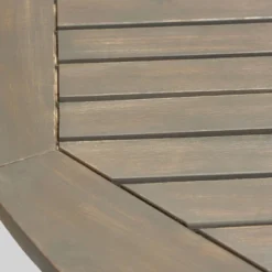 Avoca 5pc Acacia Wood And Wicker Dining Set - Gray - Christopher Knight Home -Outdoor Living Shop GUEST b124da3e b5b3 4de5 8a6c cdbb03845001