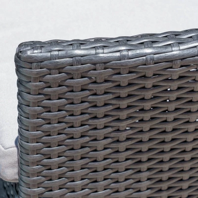 Cedros 5pc Acacia Wood And Wicker Dining Set - Christopher Knight Home 6 Cedros 5pc Acacia Wood And Wicker Dining Set - Christopher Knight Home - Image 4