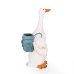 Christopher Knight Home 17" Wide Forgey Concrete Outdoor Novelty Goose Planter White/Blue 16 Christopher Knight Home 17" Wide Forgey Concrete Outdoor Novelty Goose Planter White/Blue -Outdoor Living Shop GUEST b37bfe46 39fd 45c1 a88d da07e3cd875b