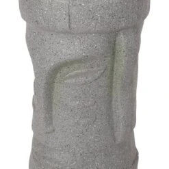 Christopher Knight Home 10" Wide Poulan Concrete Outdoor Novelty Polynesian Planter Stone Gray -Outdoor Living Shop GUEST b5e05d7b 2f62 44b1 8876 316b2741e2c5