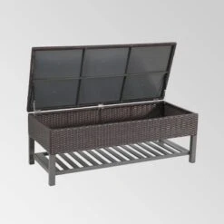 Regent Wicker Storage Bench - Christopher Knight Home 10 Regent Wicker Storage Bench - Christopher Knight Home -Outdoor Living Shop GUEST b63ade7c 0392 4fc3 a7c4 befc4890e163