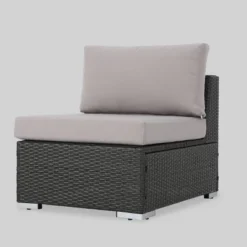 Santa Rosa 9pc Wicker Patio Sectional Sofa Set - Gray/Silver - Christopher Knight Home 16 Santa Rosa 9pc Wicker Patio Sectional Sofa Set - Gray/Silver - Christopher Knight Home -Outdoor Living Shop GUEST b64645ba ad6b 4804 a264 281da4f3764f