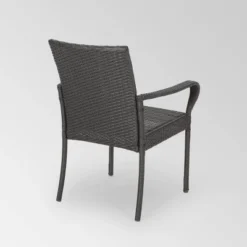 Pala 5pc Wicker Contemporary Dining Set Gray - Christopher Knight Home 11 Pala 5pc Wicker Contemporary Dining Set Gray - Christopher Knight Home -Outdoor Living Shop GUEST b7ed6682 48ed 4e51 8811 ed7204a13dfa