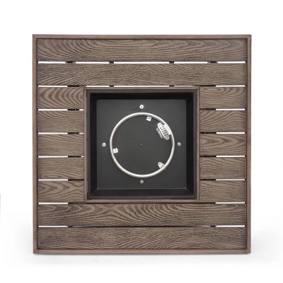 Elberton Outdoor Square Fire Pit - Brown - Christopher Knight Home 6 Elberton Outdoor Square Fire Pit - Brown - Christopher Knight Home - Image 5