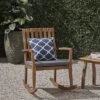 Colmena Acacia Patio Wood Rustic Rocking Chair - Christopher Knight Home