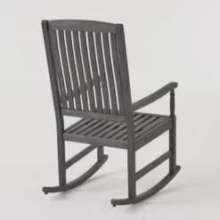 Arcadia Acacia Wood Rocking Chair Dark Gray - Christopher Knight Home -Outdoor Living Shop GUEST bc103e69 bacd 4839 81b1 7613657e5e39