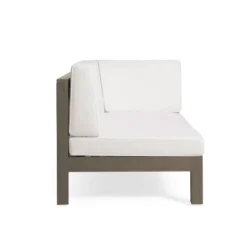 2pc Brava Outdoor Acacia Wood Right Arm Loveseat & Coffee Table With Cushion Gray/White - Christopher Knight Home 14 2pc Brava Outdoor Acacia Wood Right Arm Loveseat & Coffee Table With Cushion Gray/White - Christopher Knight Home -Outdoor Living Shop GUEST bc582260 a6c5 4935 b0d7 9ffa7075d5dc