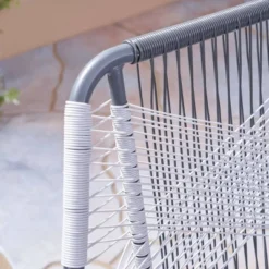 Milan 2pk Steel Club Chairs - Gray/White - Christopher Knight Home -Outdoor Living Shop GUEST bd03c387 75c3 469c b869 074769a0780f