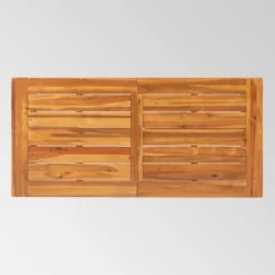 Catriona Rectangle Acacia Wood Industrial Dining Table - Teak - Christopher Knight Home 8 Catriona Rectangle Acacia Wood Industrial Dining Table - Teak - Christopher Knight Home -Outdoor Living Shop GUEST bd0b211b 203b 417c b3c8 5b076fae6113