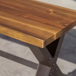 Sanibal Acacia Wood Patio Dining Bench - Brown - Christopher Knight Home 8 Sanibal Acacia Wood Patio Dining Bench - Brown - Christopher Knight Home -Outdoor Living Shop GUEST bdb38dd1 dc45 4a56 b927 41e41ed8abbe