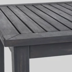 Polaris Acacia Wood Rectangle Bar Table Dark Gray - Christopher Knight Home 7 Polaris Acacia Wood Rectangle Bar Table Dark Gray - Christopher Knight Home -Outdoor Living Shop GUEST bdc70e3d 2794 4f73 9980 c005bde618a8