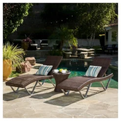 San Marco 3pc Wicker Patio Chaise Lounge Set - Multi Brown - Christopher Knight Home 6 San Marco 3pc Wicker Patio Chaise Lounge Set - Multi Brown - Christopher Knight Home -Outdoor Living Shop GUEST c00df323 eeec 48ab 8bac f3e7310ff75b