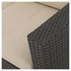 Puerta 6pc All-Weather Wicker Patio V Shaped Chat Set - Dark Brown - Christopher Knight Home -Outdoor Living Shop GUEST c0bd9558 5d21 4d78 84ac 3125486db2b5