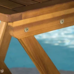 Tundra Set Of 2 Acacia Wood Folding Patio Bar Chair - Natural - Christopher Knight Home -Outdoor Living Shop GUEST c1b81ac9 f76b 4e1e a11a afd62bdf37fc