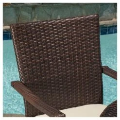 Corsica 3pc All-Weather Wicker Patio Chair Set - Brown - Christopher Knight Home -Outdoor Living Shop GUEST c24aabcb 72ec 421c ae35 8b3b387dd1a9