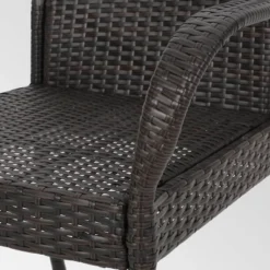 Pala 5pc Wicker Contemporary Dining Set MultiBrown - Christopher Knight Home -Outdoor Living Shop GUEST c2dceb92 9399 414b a593 5ec82efe8178