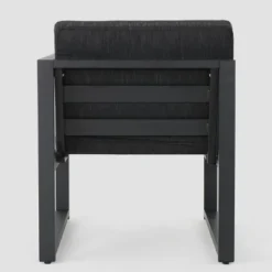 Navan 6pc Aluminum Sofa Set - Black/Dark Gray - Christopher Knight Home -Outdoor Living Shop GUEST c341fff5 fe31 493b bd83 b99abbcb2d56