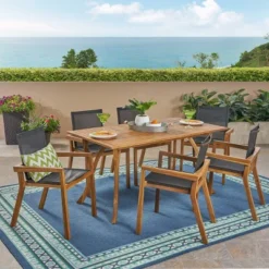 O'Shanter 7pc Acacia Dining Set - Christopher Knight Home 11 O'Shanter 7pc Acacia Dining Set - Christopher Knight Home -Outdoor Living Shop GUEST c4b33ceb e14d 41a8 b407 ffa60cf7ea1b