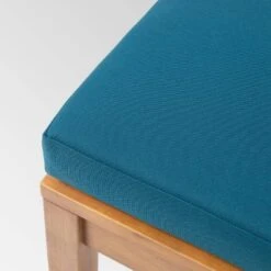 Caswell Set Of 2 Acacia Wood Club Chairs - Teak/Dark Teal - Christopher Knight Home -Outdoor Living Shop GUEST c50f8e63 5af4 4f33 93c0 6f71f5908b59